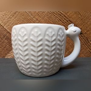 Opalhouse Stoneware Peacock Coffee Tea Mug
